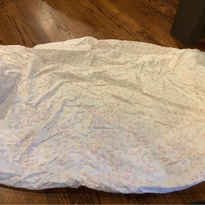 Pink bunny pottery barn crib sheet